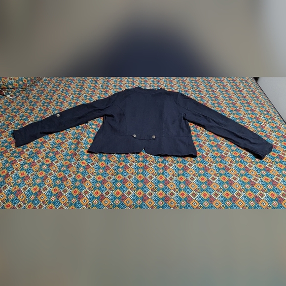 Maurice's Classic Blue Women's Military Look Jacket/Blazer - Picture 7 of 7